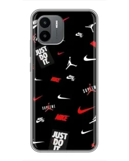 Чохол для Xiaomi Redmi A2 з картинкою «Nike Mix Pattern»