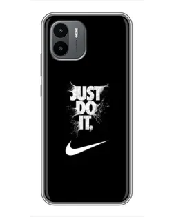 Чохол для Xiaomi Redmi A2 з картинкою «Текстовий принт Nike»