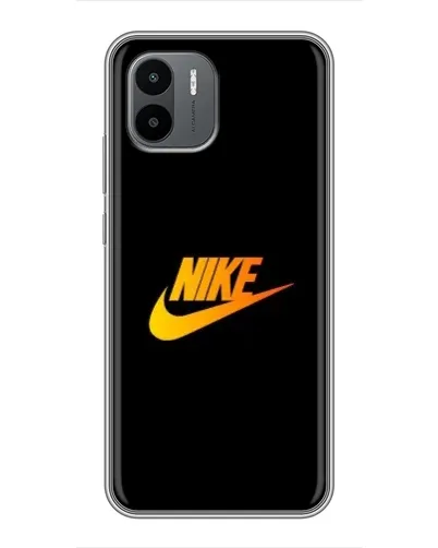 Чехол для Xiaomi Redmi A2 с картинкой «Золотой логотип Nike»