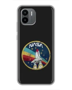 Чохол для Xiaomi Redmi A2 з картинкою «NASA — емблема місії»