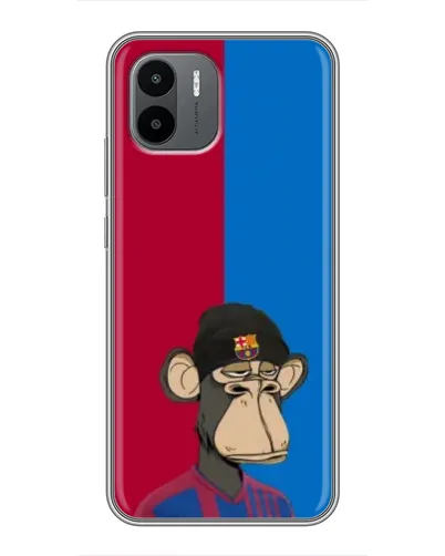 Чохол для Xiaomi Redmi A2 з картинкою «Bored Ape — фанат Барси» Чохол для Xiaomi Redmi A2 з картинкою «Bored Ape — фанат Барси»