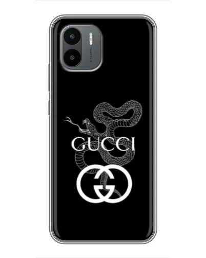 Чохол для Xiaomi Redmi A2 з картинкою «Gucci — срібна змія»