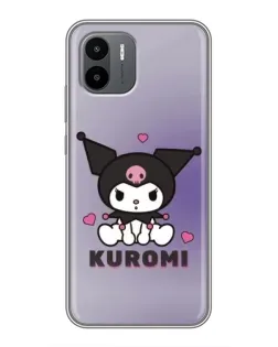 Чохол для Xiaomi Redmi A2 з картинкою «Kuromi — фіолетовий арт»