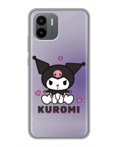 Чохол для Xiaomi Redmi A2 з картинкою «Kuromi — фіолетовий арт»