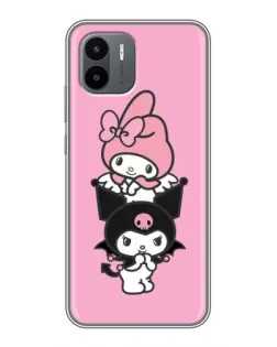 Чохол для Xiaomi Redmi A2 з картинкою «Тріо My Melody та Kuromi»