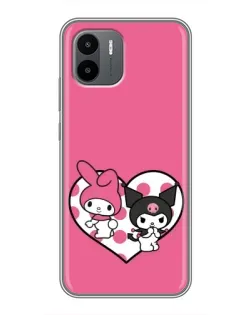 Чохол для Xiaomi Redmi A2 з картинкою «Kuromi та My Melody»