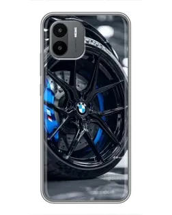 Чохол для Xiaomi Redmi A2 з картинкою «Колесо BMW зблизька»