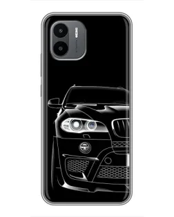 Чохол для Xiaomi Redmi A2 з картинкою «Темний силует BMW»