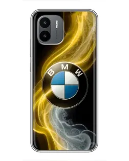 Чохол для Xiaomi Redmi A2 з картинкою «Золотистий дим BMW»