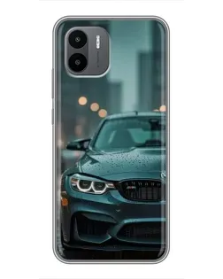 Чохол для Xiaomi Redmi A2 з картинкою «BMW у вогнях міста»