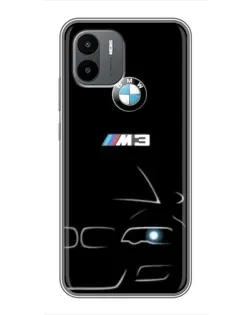 Чохол для Xiaomi Redmi A2 з картинкою «Мінімалістичний принт BMW M3»