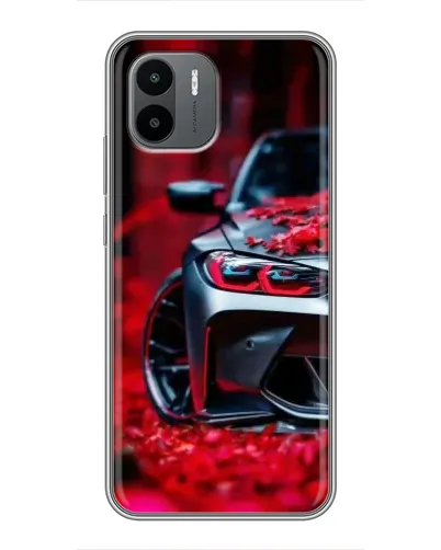 Чохол для Xiaomi Redmi A2 з картинкою «Спортивна BMW та квіти» Чохол для Xiaomi Redmi A2 з картинкою «Спортивна BMW та квіти»