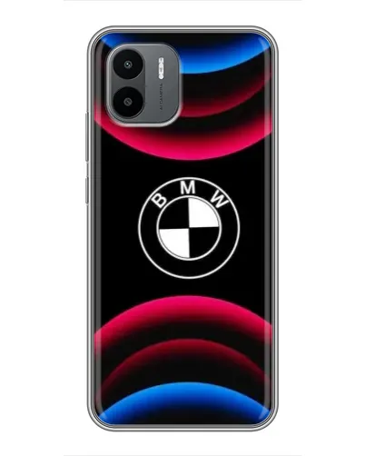 Чохол для Xiaomi Redmi A2 з картинкою «Логотип BMW та неонові дуги» Чохол для Xiaomi Redmi A2 з картинкою «Логотип BMW та неонові дуги»