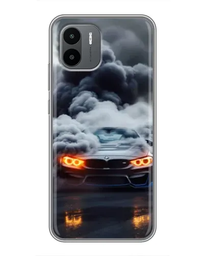 Чохол для Xiaomi Redmi A2 з картинкою «BMW у диму» Чохол для Xiaomi Redmi A2 з картинкою «BMW у диму»