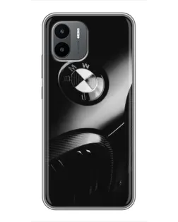 Чохол для Xiaomi Redmi A2 з картинкою «Емблема BMW — макро»