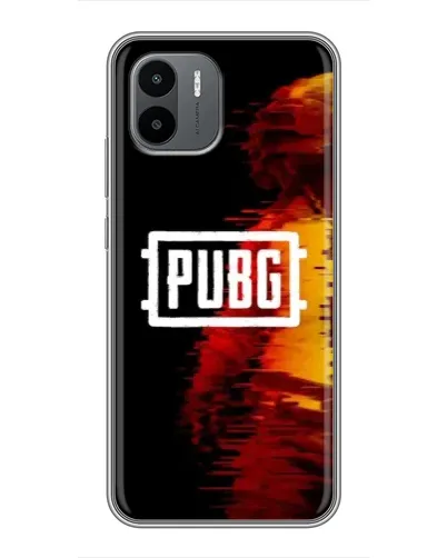 Чехол для Xiaomi Redmi A2 с картинкой «Яркий логотип PUBG»