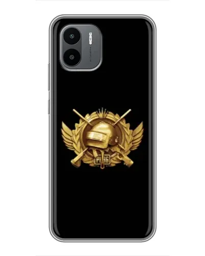 Чехол для Xiaomi Redmi A2 с картинкой «PUBG — оранжевый градиент»