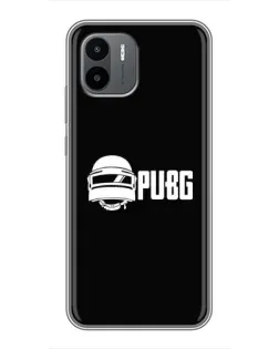 Чехол для Xiaomi Redmi A2 с картинкой «PUBG — классический лого»