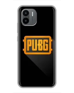 Чехол для Xiaomi Redmi A2 с картинкой «PUBG — рамка лого»
