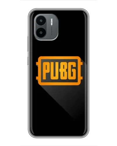 Чехол для Xiaomi Redmi A2 с картинкой «PUBG — рамка лого»