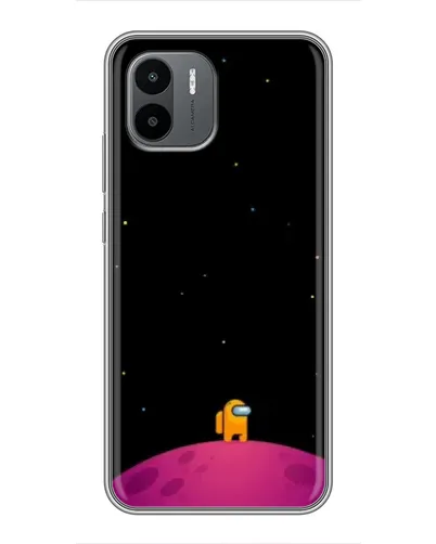 Чехол для Xiaomi Redmi A2 с картинкой «Одинокий герой на планете»