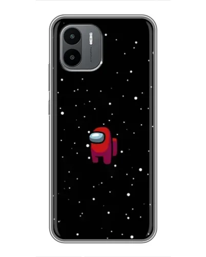 Чехол для Xiaomi Redmi A2 с картинкой «Красный Among Us»