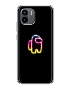 Чехол для Xiaomi Redmi A2 с картинкой «Among Us градиент»