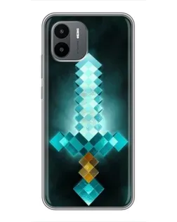 Чохол для Xiaomi Redmi A2 з картинкою «Алмазний меч неон»