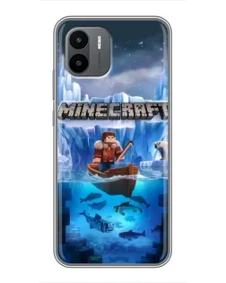 Чохол для Xiaomi Redmi A2 з картинкою «Minecraft льодянийсвіт»