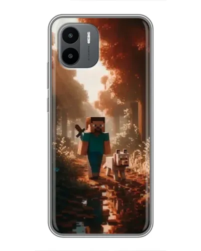 Чохол для Xiaomi Redmi A2 з картинкою «Стів у лісі» Чохол для Xiaomi Redmi A2 з картинкою «Стів у лісі»