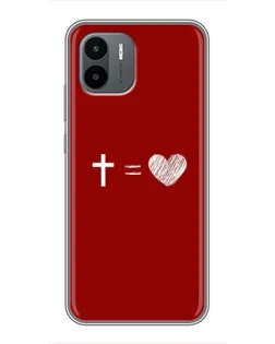 Чохол для Xiaomi Redmi A2 з картинкою «Рівняння любові»