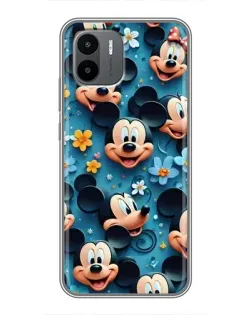 Чохол для Xiaomi Redmi A2 з картинкою «Паттерн Міккі та Мінні»
