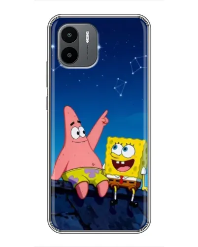 Чохол для Xiaomi Redmi A2 з картинкою «Губка Боб та Патрік вночі» Чохол для Xiaomi Redmi A2 з картинкою «Губка Боб та Патрік вночі»