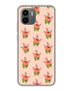 Чохол для Xiaomi Redmi A2 з картинкою «Патрік Стар паттерн»