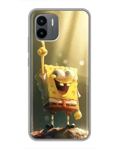 Чохол для Xiaomi Redmi A2 з картинкою «Сяючий Спанч Боб» Чохол для Xiaomi Redmi A2 з картинкою «Сяючий Спанч Боб»