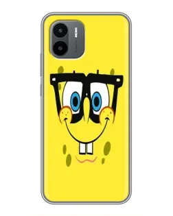 Чехол для Xiaomi Redmi A2 с картинкой «Минималистичный Спанч Боб»