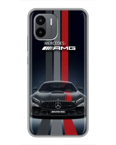 Чохол для Xiaomi Redmi A2 з картинкою «Mercedes — білий карбон» Чохол для Xiaomi Redmi A2 з картинкою «Mercedes — білий карбон»