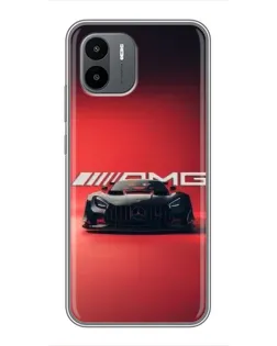 Чохол для Xiaomi Redmi A2 з картинкою «Mercedes AMG — червона лінія»