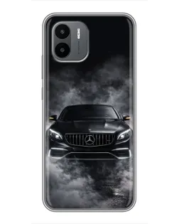 Чохол для Xiaomi Redmi A2 з картинкою «Mercedes у диму»