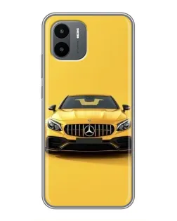 Чохол для Xiaomi Redmi A2 з картинкою «Жовтий Mercedes GT»