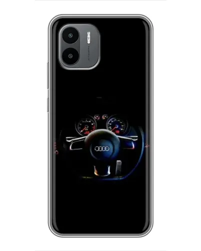 Чохол для Xiaomi Redmi A2 з картинкою «Салон Audi — кермо» Чохол для Xiaomi Redmi A2 з картинкою «Салон Audi — кермо»