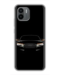 Чохол для Xiaomi Redmi A2 з картинкою «Audi — нічний контур»