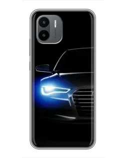 Чохол для Xiaomi Redmi A2 з картинкою «Неоновий погляд Audi»