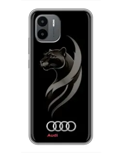 Чохол для Xiaomi Redmi A2 з картинкою «Графіка — пантера та Audi»