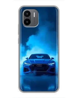 Чохол для Xiaomi Redmi A2 з картинкою «Audi — блакитна енергія»