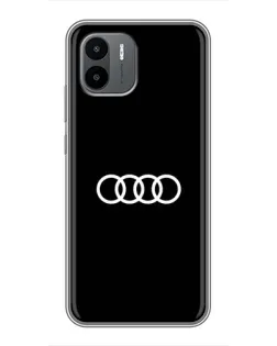 Чохол для Xiaomi Redmi A2 з картинкою «Audi White Logo»