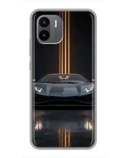 Чохол для Xiaomi Redmi A2 з картинкою «Lamborghini золоті лінії» Чохол для Xiaomi Redmi A2 з картинкою «Lamborghini золоті лінії»