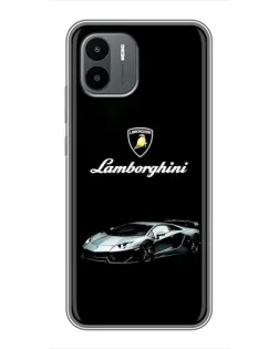 Чохол для Xiaomi Redmi A2 з картинкою «Логотип Lamborghini класика»