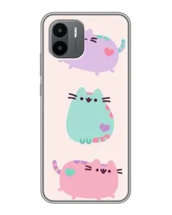 Чохол для Xiaomi Redmi A2 з картинкою «Pusheen тріо» Чохол для Xiaomi Redmi A2 з картинкою «Pusheen тріо»