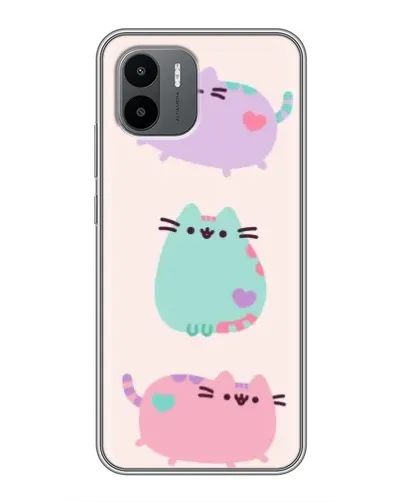 Чохол для Xiaomi Redmi A2 з картинкою «Pusheen тріо» Чохол для Xiaomi Redmi A2 з картинкою «Pusheen тріо»